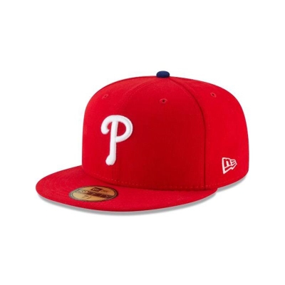 Sapca New Era Philadelphia Phillies MLB Authentic Collection 59FIFTY Fitted - Rosii